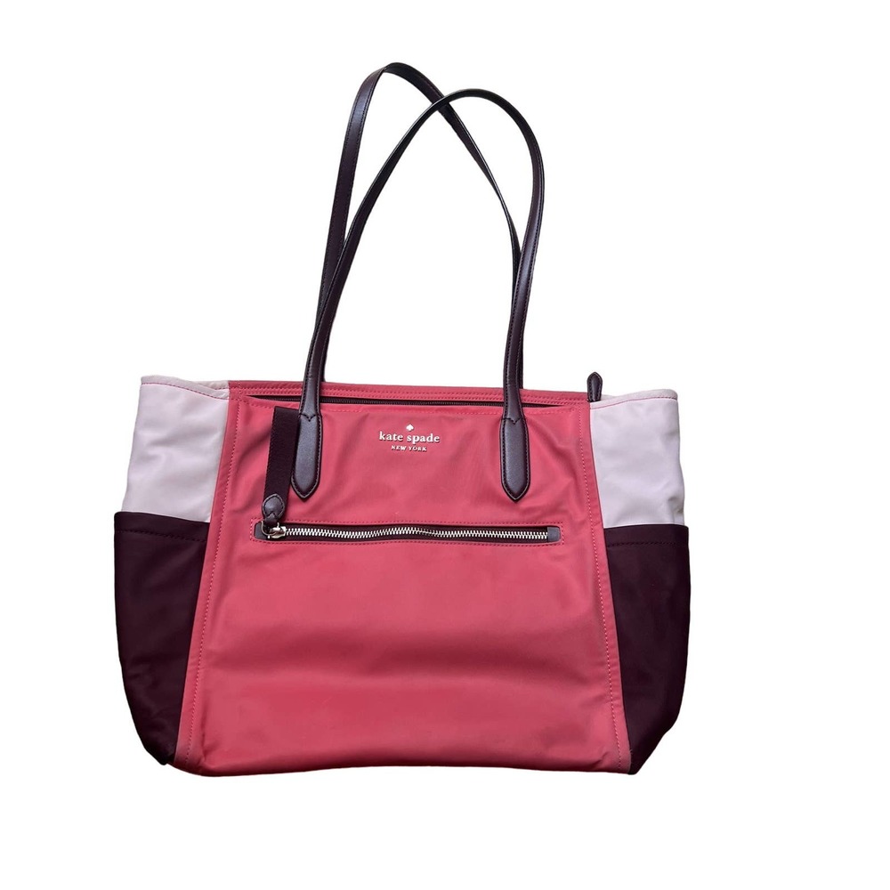 Kate Spade Pink and White Women's Tote Bag